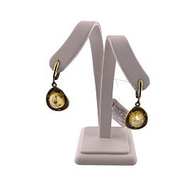 Серьги Янтарная волна - Серебро 925, Янтарь (арт. 821871ж)