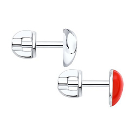 Серьги Diamant - Серебро 925, Эмаль (арт. 94-122-02304-1)