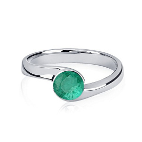 Кольцо Platinum Lab. - Платина 950 (арт. ПК-091И-04)