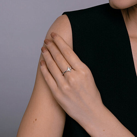 Кольцо SOKOLOV - Серебро 925, Фианит (арт. 94014216)