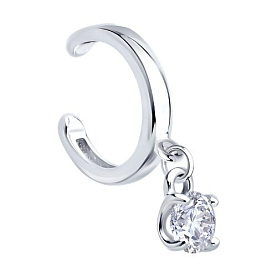 Серьга SOKOLOV - Серебро 925, Фианит (арт. 94170384)