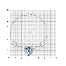 Браслет SOKOLOV - Серебро 925, Фианит (арт. 94051298)