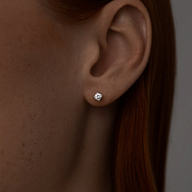 Серьги SOKOLOV - Серебро 925, Фианит (арт. 94020122)