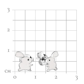 Серьги Talant - Серебро 925, Эмаль (арт. 12-79-0000-12024)