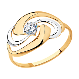 Кольцо SOKOLOV - Серебро 925, Фианит (арт. 93010595)