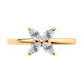 Кольцо SOKOLOV - Серебро 925, Фианит (арт. 93011160)