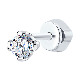 Серьга SOKOLOV - Серебро 925, Фианит (арт. 94170001)