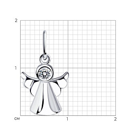 Подвеска Diamant - Серебро 925, Фианит (арт. 94-130-01077-1)