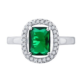 Кольцо SOKOLOV - Серебро 925, Фианит (арт. 94014491-91)