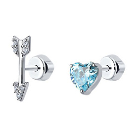 Серьги SOKOLOV - Серебро 925, Фианит (арт. 94025597)