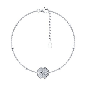Браслет SOKOLOV - Серебро 925, Фианит (арт. 94051065-91)