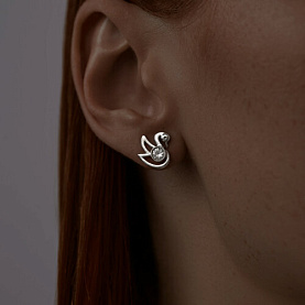 Серьги SOKOLOV - Серебро 925, Фианит (арт. 94025966)