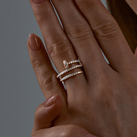 Кольцо Diamant - Серебро 925, Фианит (арт. 93-110-02048-1)