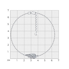 Браслет SOKOLOV - Серебро 925, Фианит (арт. 94051235)