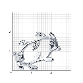 Кольцо SOKOLOV - Серебро 925, Фианит (арт. 94013750)