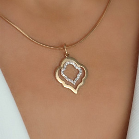 Подвеска Атолл - Золото 585, Фианит (арт. 50266)