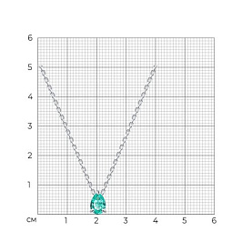 Колье SOKOLOV - Серебро 925, Фианит (арт. 94071270-91)