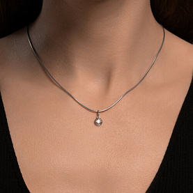 Подвеска SOKOLOV - Серебро 925, Фианит (арт. 94033242)