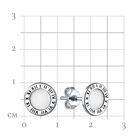 Серьги Talant - Серебро 925, Эмаль (арт. 12-7Ч-0000-15083)