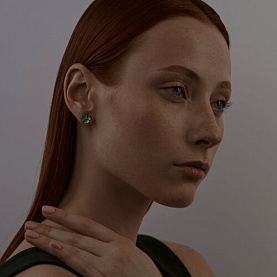 Серьги SOKOLOV - Серебро 925, Фианит (арт. 94026421)