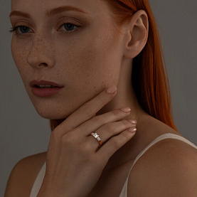 Кольцо SOKOLOV - Серебро 925, Фианит (арт. 93011074)