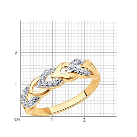 Кольцо SOKOLOV - Серебро 925, Фианит (арт. 93010674)