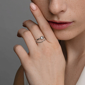 Кольцо SOKOLOV - Серебро 925, Топаз (арт. 92014568)