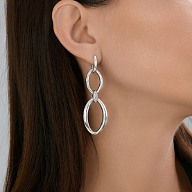 Серьги SOKOLOV - Серебро 925, Фианит (арт. 94027028)