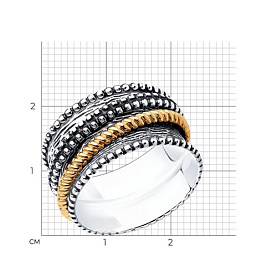 Кольцо SOKOLOV - Серебро 925 (арт. 95010211)