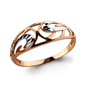 Кольцо Аквамарин - Золото 375 (арт. 54335.8)