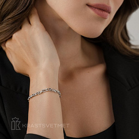 Браслет Красцветмет - Серебро 925 (арт. НБ22-100-3#1.50)