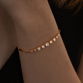 Браслет SOKOLOV - Серебро 925, Фианит (арт. 93050145)