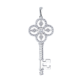 Подвеска Diamant - Серебро 925, Фианит (арт. 94-130-01015-1)