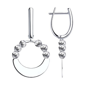 Серьги Diamant - Серебро 925 (арт. 94-121-01564-1)