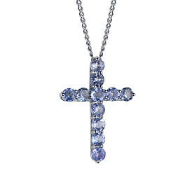 Колье Дар - Серебро 925, Танзанит (арт. Кц-2023рс464)