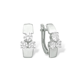 Серьги EFREMOV - Серебро 925, Фианит (арт. 12100112676-501)