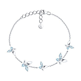 Браслет SOKOLOV - Серебро 925, Топаз (арт. 92050167)