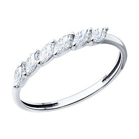 Кольцо SOKOLOV - Серебро 925, Фианит (арт. 94013836)