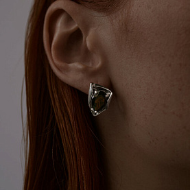 Серьги SOKOLOV - Серебро 925, Раухтопаз (арт. 92022327)