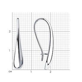 Серьги Diamant - Серебро 925 (арт. 94-120-00844-1)