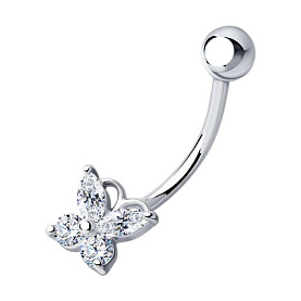 Пирсинг SOKOLOV - Серебро 925, Фианит (арт. 94060101)