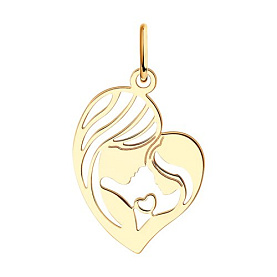 Подвеска SOKOLOV - Золото 585 (арт. 033907)