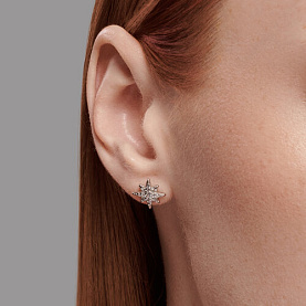 Серьги SOKOLOV - Серебро 925, Фианит (арт. 94026413)