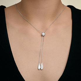 Колье SOKOLOV - Серебро 925, Фианит (арт. 94071482)