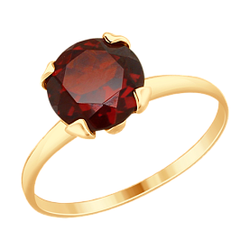 Кольцо SOKOLOV - Золото 375, Гранат (арт. 37714928)