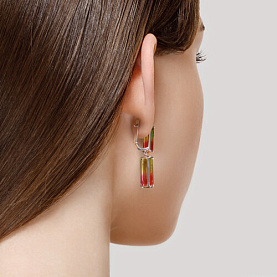 Серьги SOKOLOV - Серебро 925, Синтетический ситалл (арт. 92022586)