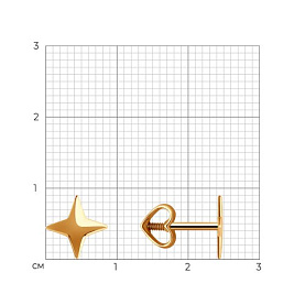 Серьги SOKOLOV - Золото 375 (арт. 31-122-02290-1)