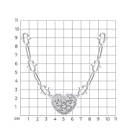 Колье SOKOLOV - Серебро 925, Фианит (арт. 94071431)