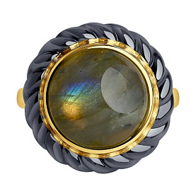 Кольцо SOKOLOV - Серебро 925, Лабрадорит (арт. 83010113)