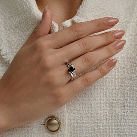 Кольцо SOKOLOV - Серебро 925, Гранат (арт. 92014854)